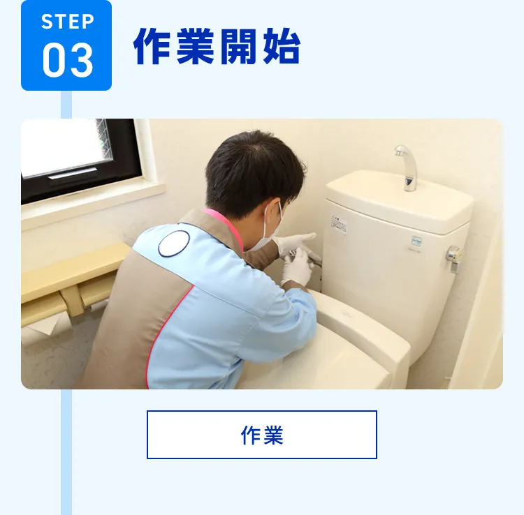 STEP03 作業開始 作業