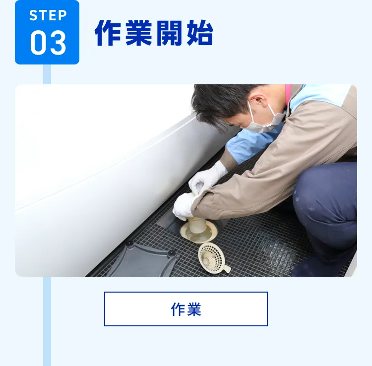 STEP03 作業開始 作業